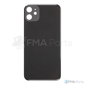 Back Glass Cover - Black (Big Hole) for iPhone 11