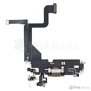 Charging Port Flex Cable for iPhone 13 Pro (OEM) - Gold