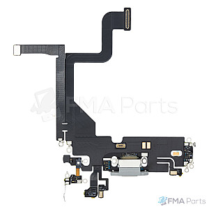 Charging Port Flex Cable for iPhone 13 Pro (OEM) - Silver