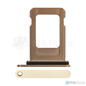 Sim Card Tray with Rubber Seal - Gold for iPhone 13 Pro / 13 Pro Max OEM